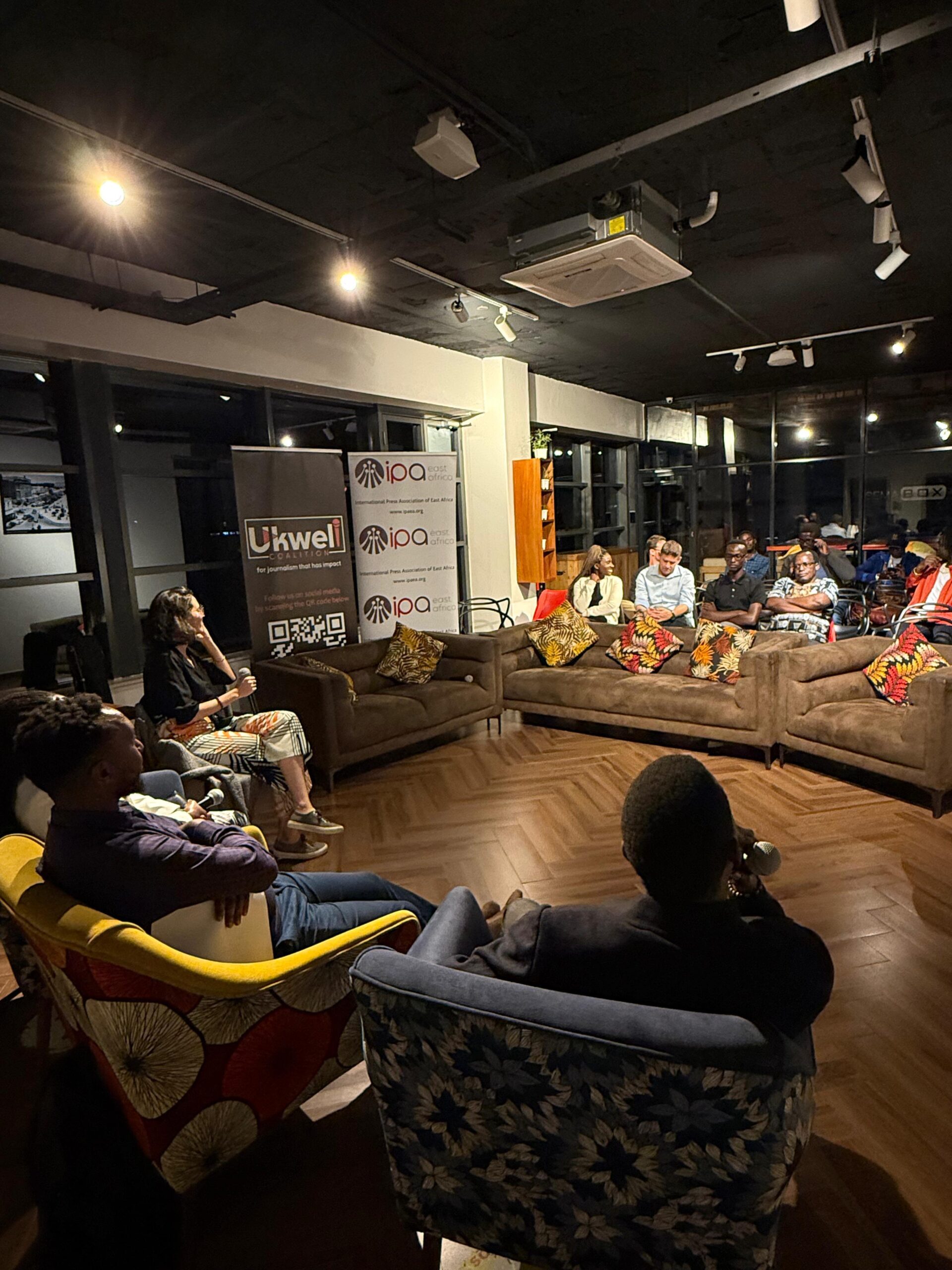Lors de l’évènement le 5 mai dernier, chez Baraza Media Lab.